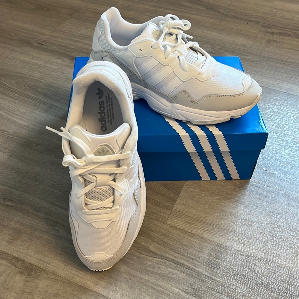 White adidas Yung-96 Sneakers
